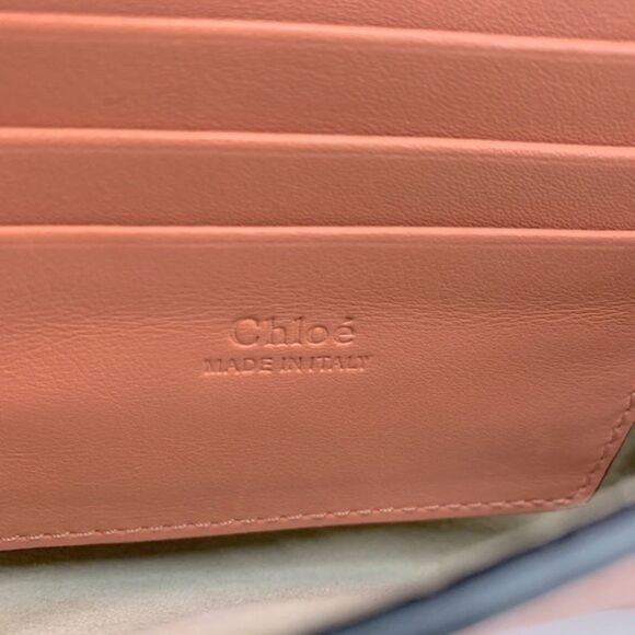 Auth Chloe Tonal Pink Leather Suede Mini Faye Crossbody Bag Preloved - Picture 14 of 14